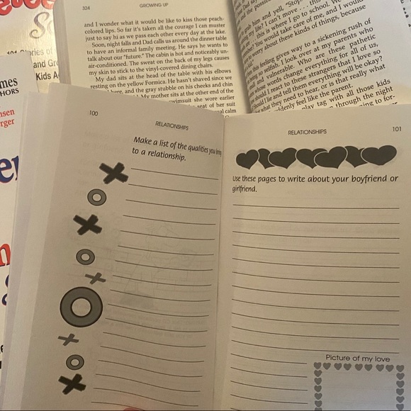 🎉2/20 Set of 4 Chicken Soup for Teenage Preteen Soul Stories Journal Advice - Picture 5 of 8